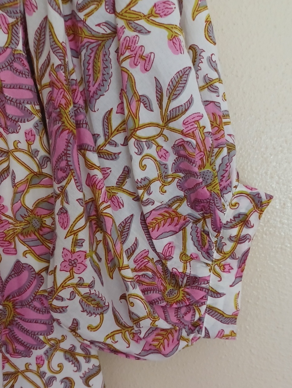 MILLE Saffron Midi Dress Pink Lily SZ XS Feminine Flowy Floral Cottagecore - Picture 9 of 16